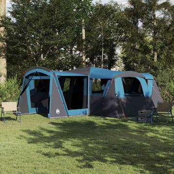 vidaXL Familietent voor 20 personen 20-persoons Blauw en, Verzenden, Nieuw