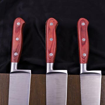 Smoked Blades - Keukenmes - Chefs knife - 3-delig