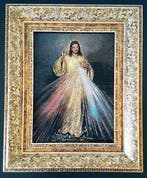 Icoon - Geborduurd Goddelijke Barmhartigheidsicoon – Jezus