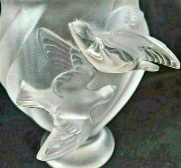 Lalique - René Lalique - Balustervaas - Kristal - Rosine