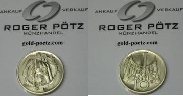 Brd Husterprobe zilver 2002 Fernsehen 50 Jahre st zilver, Verzenden, België