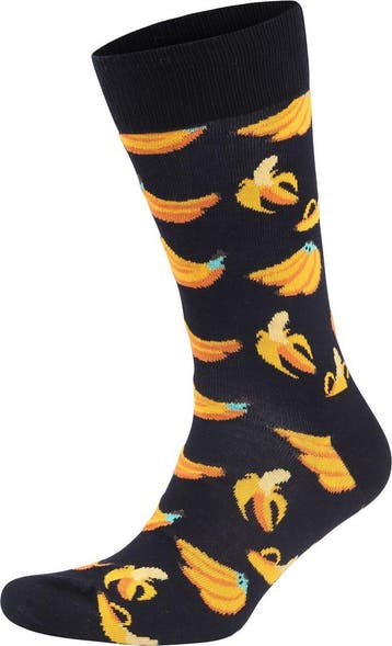 Happy Socks Sokken Banana maat 41-46 Heren, Kleding | Heren, Sokken en Kousen, Verzenden, Nieuw, Blauw, Happy Socks