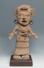 Precolumbiaans. Remojadas Prachtige keramische staande