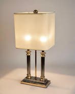 Tafellamp - Moderne bouillotte-lamp - Messing, Chroom