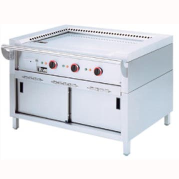 Teppanyaki | Elektrische Plaat | Kast | 3 Zones | 3x 4.7kW, Verzenden, Nieuw in verpakking