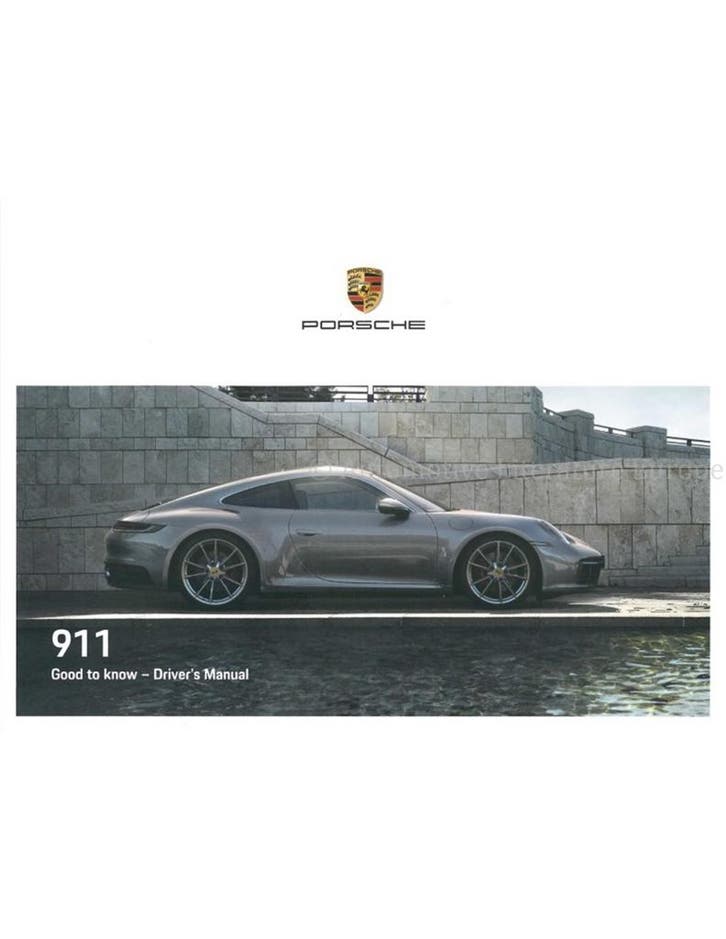 2020 PORSCHE 911 INSTRUCTIEBOEKJE ENGELS, Autos : Divers, Modes d'emploi & Notices d'utilisation, Enlèvement ou Envoi