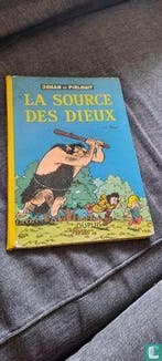 Johan en Pirrewiet - La source des dieux - 1957, Boeken, Eén stripboek, Verzenden, Gelezen, Culliford, Pierre.