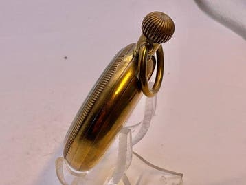 Roskopf Patent . Ottone . Cassa a vite . Stile ferrovia 1930, Handtassen en Accessoires, Nieuw