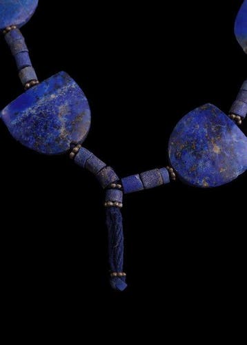 West-Aziatisch lapis lazuli Kralenketting (Zonder