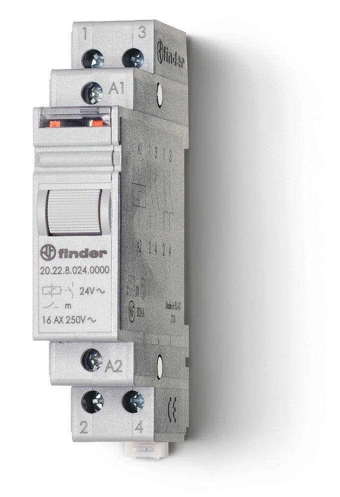 Finder 20 Relais bistable - 20.22.8.230.4000, Doe-het-zelf en Bouw, Elektriciteit en Kabels, Verzenden