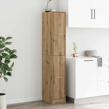 vidaXL Apothekerskast 30x41x174,5 cm bewerkt hout artisanaal, Huis en Inrichting, Verzenden, Nieuw