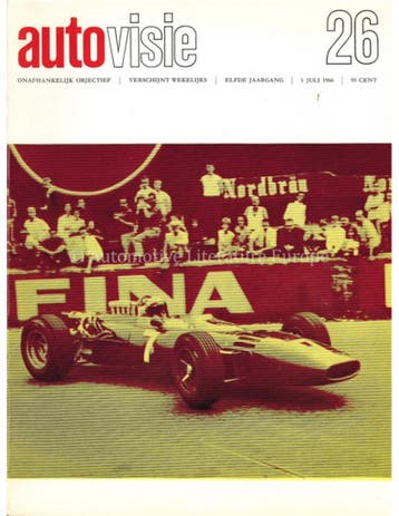1966 AUTOVISIE MAGAZINE 26 NEDERLANDS, Ophalen of Verzenden