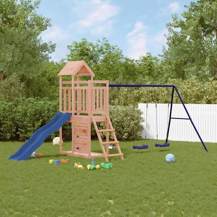 vidaXL Speelhuis massief douglashout, Enfants & Bébés, Jouets | Extérieur | Aires de jeux, Envoi