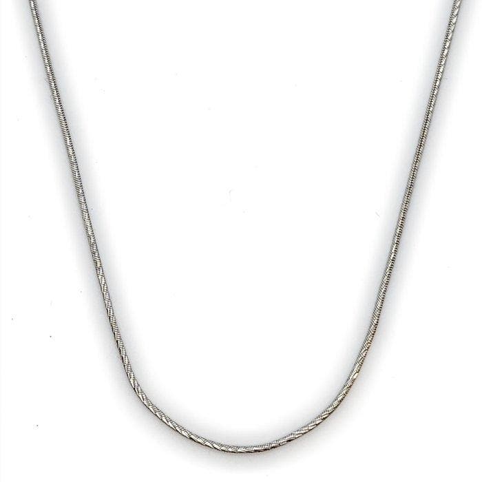 Halsketting - 18 karaat Witgoud, Handtassen en Accessoires, Kettingen