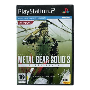 Metal Gear Solid 3: Subsistence (ZONDER BOEKJE) (PS2), Verzenden