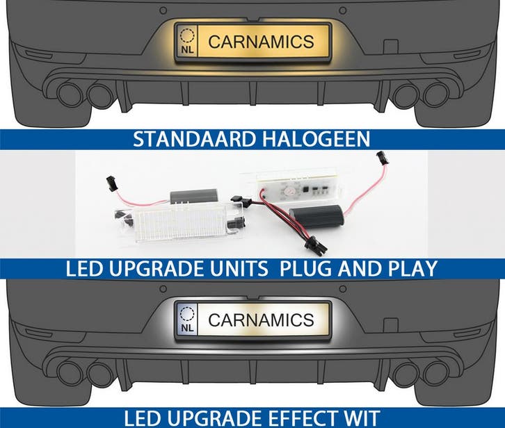 LED Kentekenverlichting | Opel Zafira B Astra H Astra J Cors, Auto-onderdelen, Verlichting, Nieuw, Opel, Verzenden