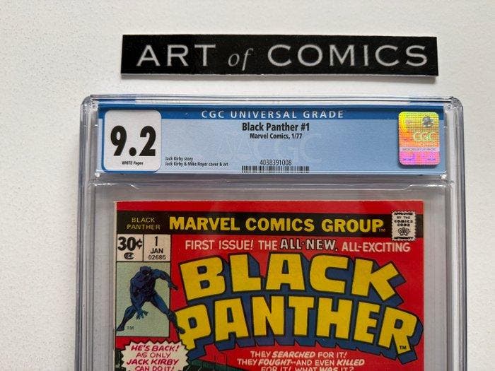 Black Panther #1 - CGC 9.2 - 1st ongoing Black Panther solo, Boeken, Strips | Comics
