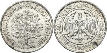 5 Reichsmark 1932 Gedenkausgaben, Verzenden