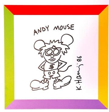 Keith Haring - Andy Mouse - Années 1990