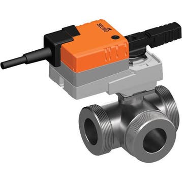 Belimo 3-Weg Kogelkraan G2 Kvs16 24VAC/DC 90s, Verzenden