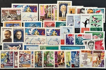 Rusland 1957/1965 - Postfris, MNH, **postzegels in 7, Gestempeld