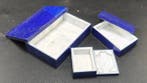 Natuurlijke lapis lazuli-edelsteen Sieradenkistjes - Hoogte:, Verzamelen, Mineralen en Fossielen