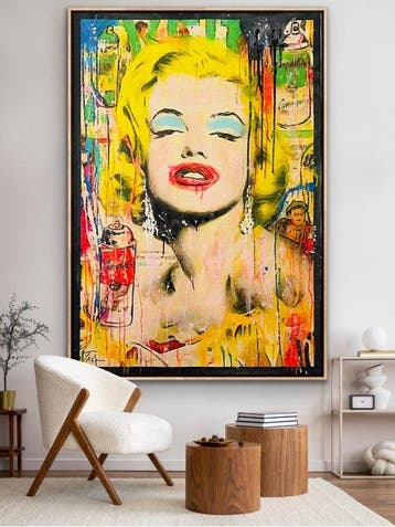 Joaquim Falco - MARILYN GRAFFITER XXL. Fluor paint