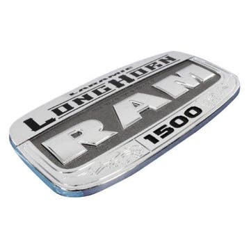 Logo front door LH Laramie Longhorn chrome, Ophalen of Verzenden