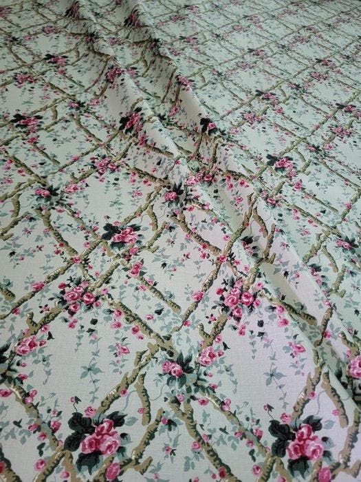 Prachtige stof Alexander collectie “Alexis” Made in UK- -, Antiquités & Art, Tapis & Textile