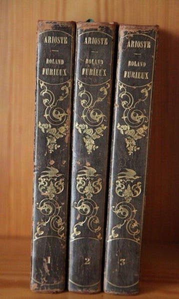 L’Ariosto - L’Ariosto orlando furioso Francia 1839 3 vol.