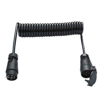 Spiraal verlengkabel 7-polig 3,5 meter, Verzenden, Nieuw