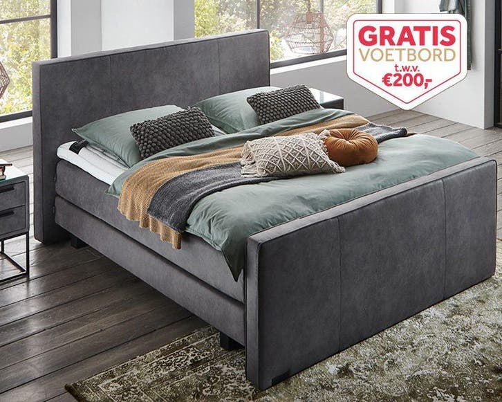 SHOWMODEL Caresse Gold 6060 Vlak - 180 x 200, Maison & Meubles, Chambre à coucher | Lits boxsprings
