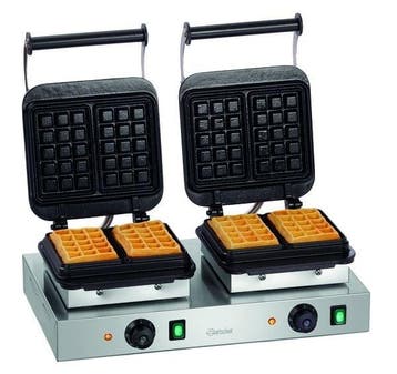 Wafelijzer | 2BW160-101 | Dubbel | 4.4kW | Wafelgrootte, Verzenden