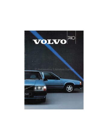 1987 VOLVO 740 BROCHURE NEDERLANDS, Ophalen of Verzenden