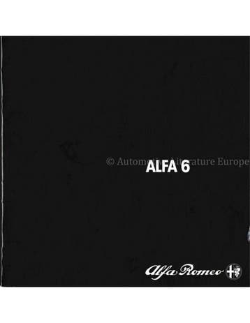 1983 ALFA ROMEO ALFA 6 BROCHURE NEDERLANDS, Boeken, Nieuw