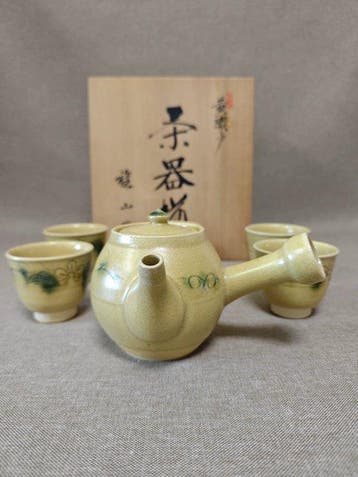 Ensemble de tasses à thé - Porcelaine céladon coréenne