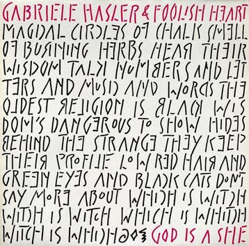 Gabriele Hasler &amp; Foolish Heart - God Is A She, Verzenden
