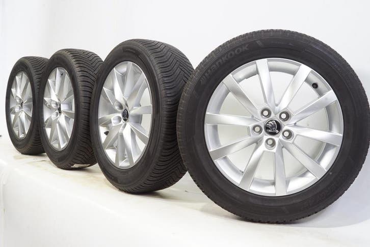Skoda Scala 16 inch velgen + All-season banden Hankook Origi, Autos : Pièces & Accessoires, Pneus & Jantes, Enlèvement ou Envoi