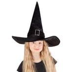 Halloween Heksen Hoed Kind Zwart, Verzenden