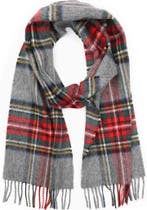 Suitable Sjaal Ruit Merino Wol Grijs Multicolour maat  Heren, Verzenden, Nieuw, Suitable