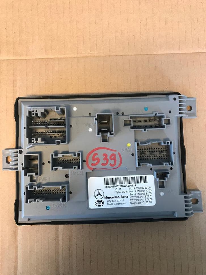 Mercedes W213 comfort module SAM 2139006909, Autos : Pièces & Accessoires, Électronique & Câbles, Envoi