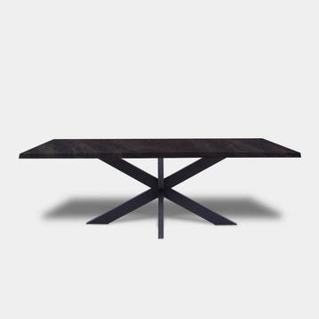 Tafel Boomstam eikenhout  Matrix  160x90, Huis en Inrichting, Tafels | Eettafels, Nieuw