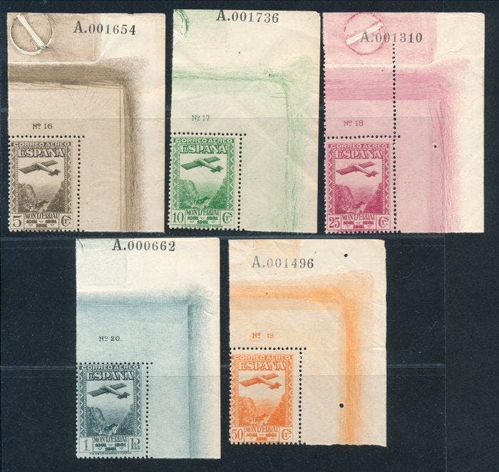 Spanje 1931 - 9e-eeuwfeest van de stichting van het, Timbres & Monnaies, Timbres | Europe | Espagne