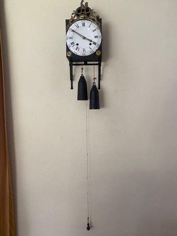 Wandklok - Messing - 1750-1800 - Franse Comtoise-klok