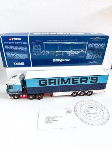 Voiture miniature - Corgi 1:50 scale DAF XF Space Cab, Nieuw