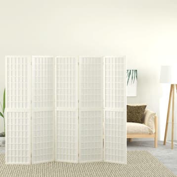 vidaXL Kamerscherm inklapbaar 5 panelen Japanse stijl, Verzenden