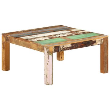 vidaXL Salontafel 80x80x40 cm massief gerecycled hout, Huis en Inrichting, Tafels | Salontafels, Verzenden, Nieuw