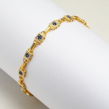 Zonder minimumprijs - Armband Zilver, 18k goudverguld -, Nieuw