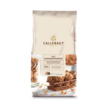 Callebaut - Chocolademousse melk, Hobby en Vrije tijd, Taarten en Cupcakes maken, Verzenden, Nieuw, Taarten of Cupcakes, Overige typen