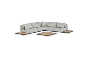 Suns Kota hoekbank soft grey SALE |, Nieuw